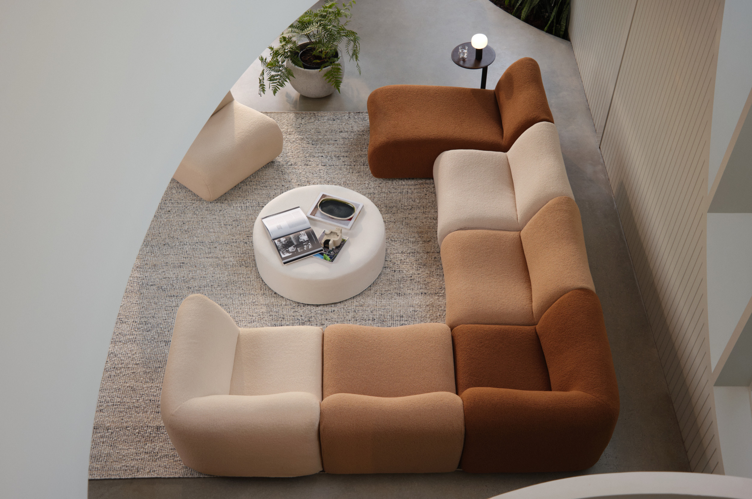 1977 Modular Sofa with Chaise