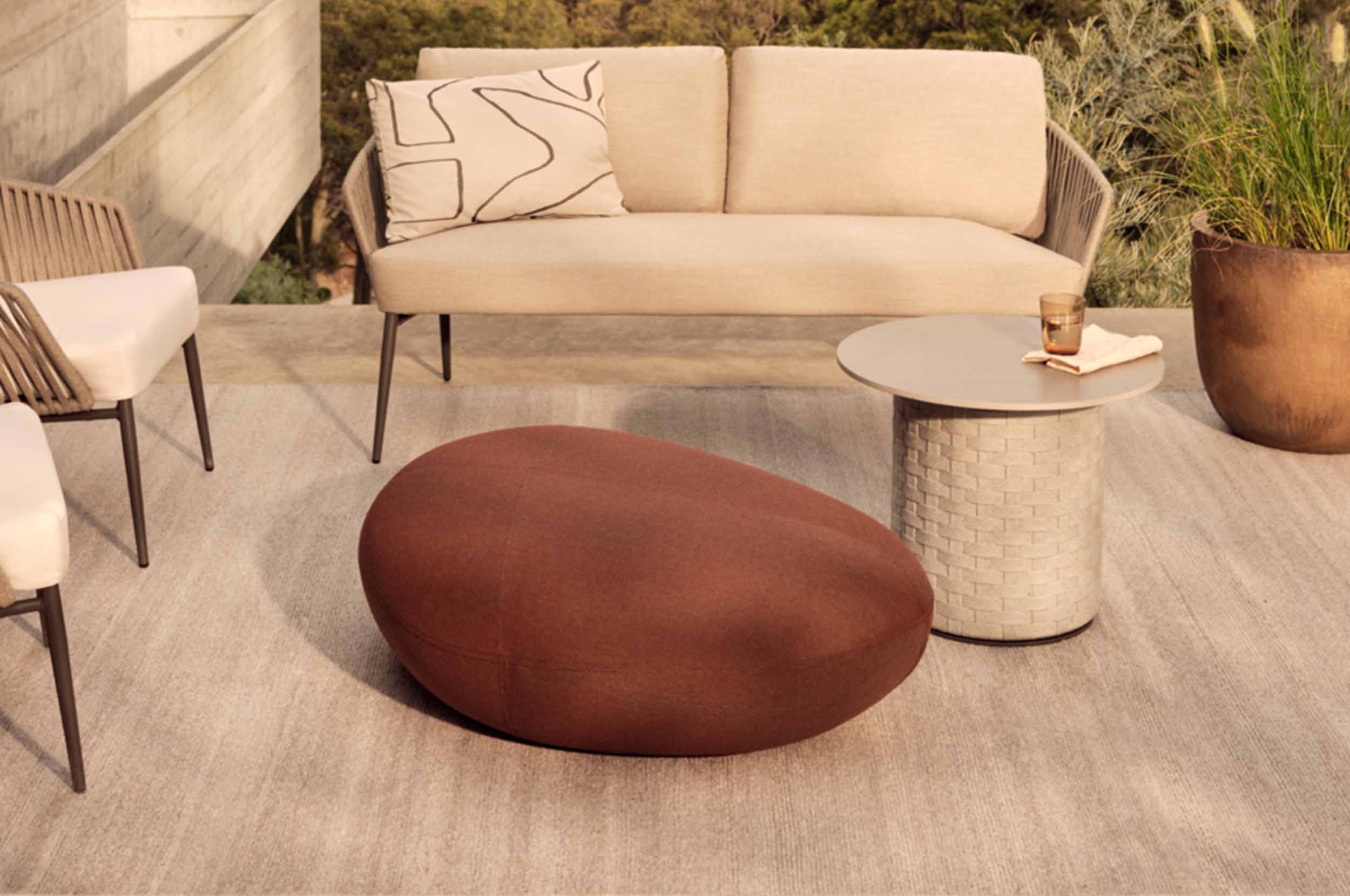 Lode Outdoor Ottoman Large King Living