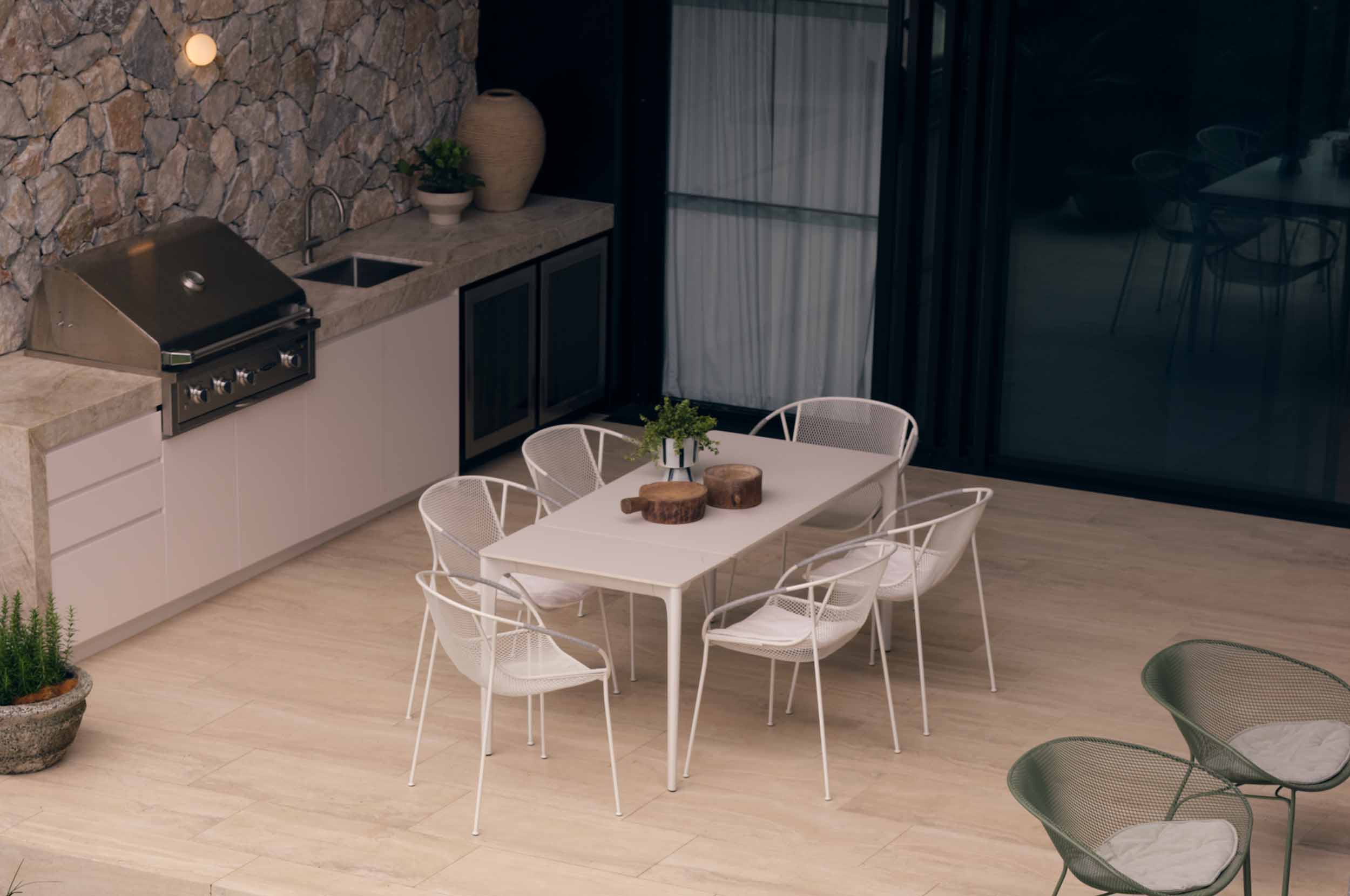 Quay Ceramic 46 Seater Extension Dining Table King Living