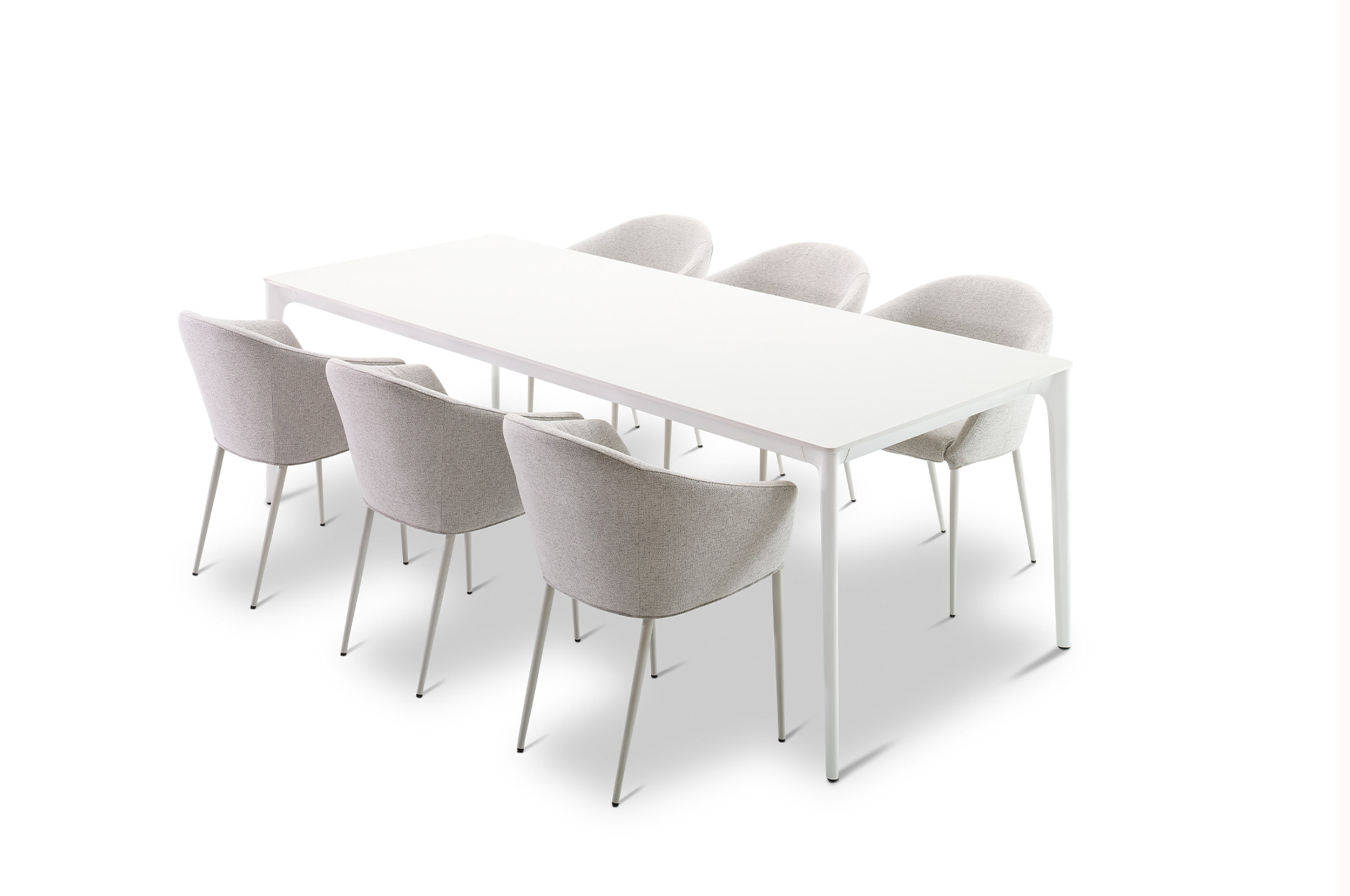 Quay Ceramic Dining Table 6 8 Seater Extension King Living