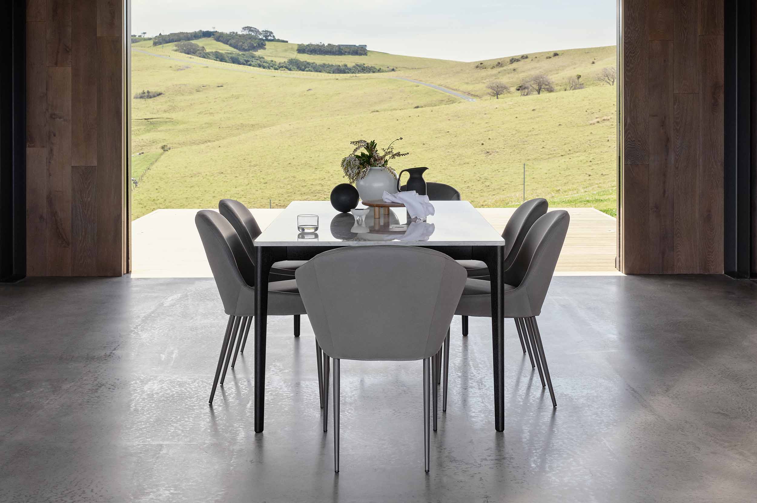 Quay Marble Dining Table 6 Seater King Living