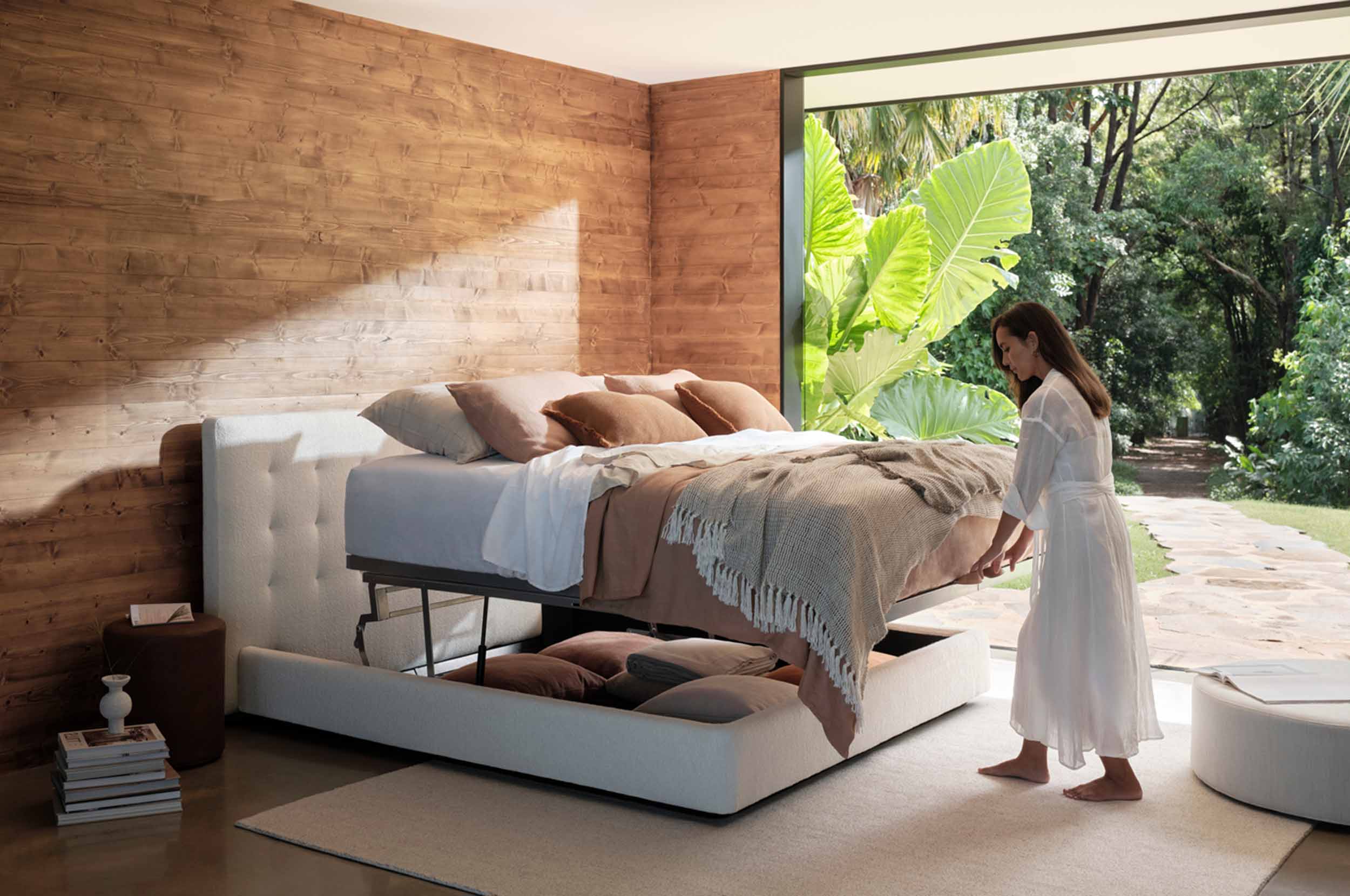 Serenade Soft Storage Bed Storage Bed King Size Bed King Living