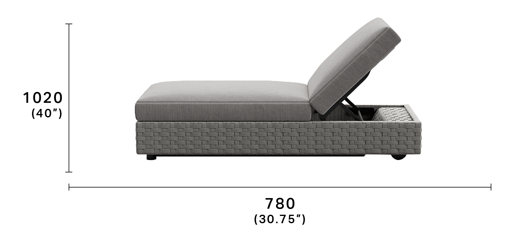 Jasper Sun Lounge Sun Lounges & Cabanas Outdoor Shop King Living