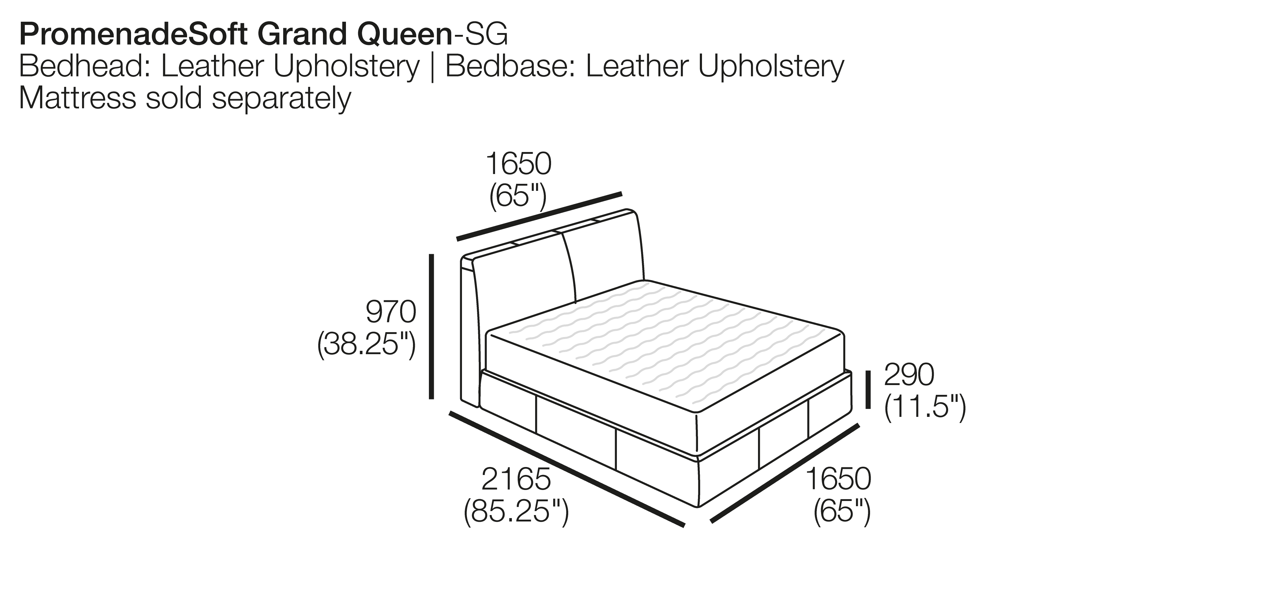 Promenade Storage Bed King Size Bed Queen Size Bed Double Size